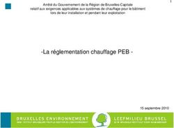 La réglementation chauffage PEB