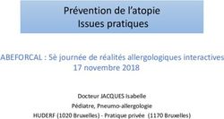 Prévention de l'atopie Issues pratiques - ABEFORCAL : 5è journée de réalités allergologiques interactives 17 novembre 2018