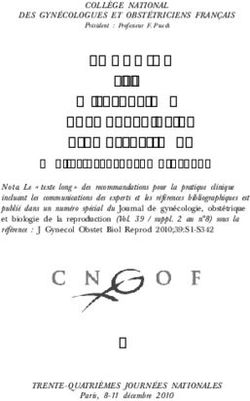 EXTRAIT d e s Mises à jour en Gynécologie et Obstétrique - cngof