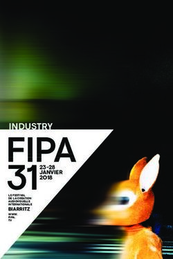 INDUSTRY 23 - 28 JANVIER 2O18 BIARRITZ - FIPA / Festival International de Programmes Audiovisuels