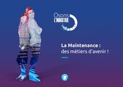 La Maintenance : des métiers d'avenir ! - Alliance industrie du ...