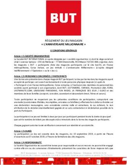 " L'ANNIVERSAIRE MILLIONNAIRE " - RÈGLEMENT DU JEU MAGASIN - But