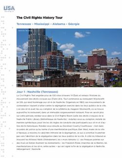The Civil Rights History Tour - Tennessee - Mississippi - Alabama - G&eacute;orgie - Visit The USA
