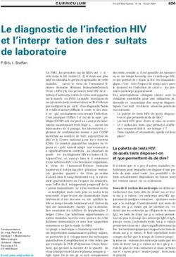 Le diagnostic de l'infection HIV et l'interprétation des résultats de laboratoire