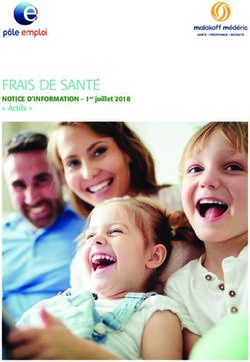 FRAIS DE SANTÉ " Actifs " NOTICE D'INFORMATION - 1er juillet 2018 - Malakoff Mederic
