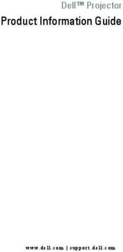 Product Information Guide - Dell Projector - www.dell.com | support.dell.com