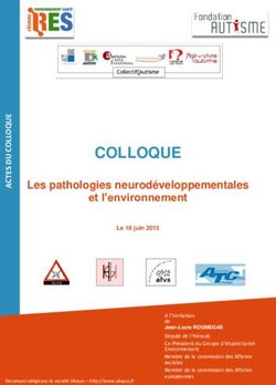 COLLOQUE Les pathologies neurodéveloppementales et l'environnement - Réseau Environnement Santé