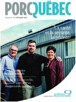 La santé et la sécurité, la priorité! - Les éleveurs de porcs du ...