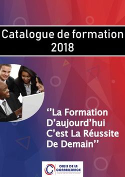Catalogue de formation 2018 - ''La Formation D'aujourd'hui C'est La Réussite De Demain'' - Centre de Formation à ...