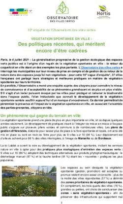 Des politiques récentes, qui méritent encore d'être cadrées