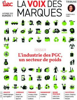 L'industrie des PGC, un secteur de poids - DOSSIER - Ilec
