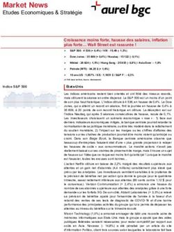 Market News Etudes Economiques & Strat&eacute;gie - Aurel BGC