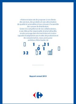 LA TRANSITION POUR TOUS. " - Carrefour