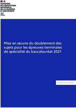 Mise en oeuvre du doublement des sujets pour les épreuves terminales de spécialité du baccalauréat 2021 - Novembre 2020