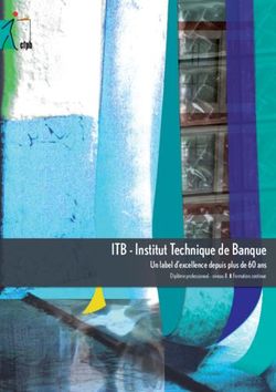 ITB - Institut Technique de Banque - Un label d'excellence depuis plus de 60 ans Dipl&ocirc;me professionnel - niveau II Formation continue - CFPB