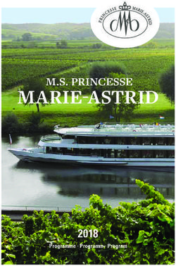 MARIE-ASTRID M.S. PRINCESSE 2018 - Luxembourg