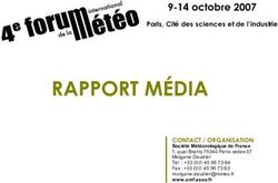 RAPPORT MÉDIA - Forum International de la Météo et du Climat