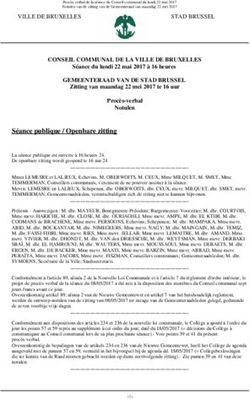 SPECIMEN - Ville de Bruxelles