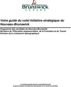 Votre Guide Du Volet Initiative Stratégique Du Nouveau-Brunswick