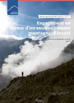 Engagement en faveur d'un environnement montagnard intact - Invitation à l'Assemblée Générale