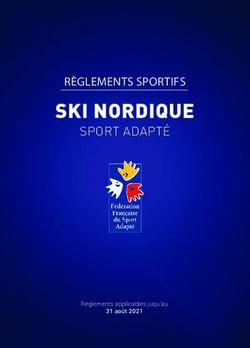 Ski nordique règlements sportifs - sport adapté - Sport Adapté Isère