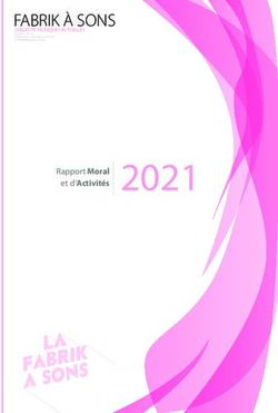 2021 FABRIK &Agrave; SONS - Rapport Moral et d'Activit&eacute;s