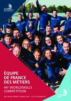 ÉQUIPE DE FRANCE DES MÉTIERS - 44e WORLDSKILLS COMPETITION - WorldSkills France
