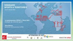 WEBINAIRE SPORTS & TERRITOIRES - Le partenarariat CEPAC x Paris 2024 Exemple de m&eacute;c&eacute;nat sportif
