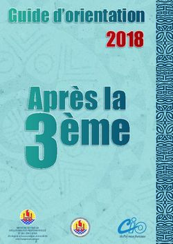 Après la 3ème - 2018 Guide d'orientation
