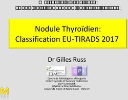 Nodule Thyroïdien: Classification EU-TIRADS 2017 - Radiologues Associes
