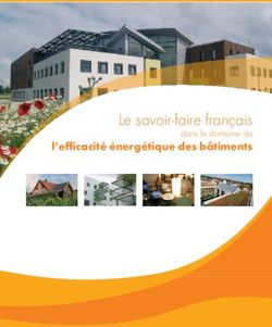 Le savoir-faire français - l'efficacité énergétique des bâtiments dans le domaine de - INIS