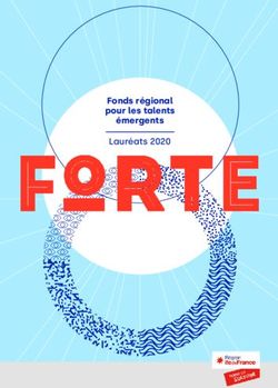 Fonds régional pour les talents émergents - Lauréats 2020 - Région Île-de-France