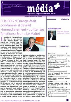 Si le PDG d'Orange était condamné, il devrait "immédiatement" quitter ses fonctions (Bruno Le Maire) - média+