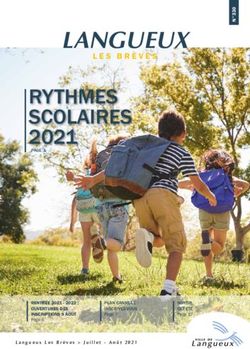 LANGUEUX RYTHMES SCOLAIRES 2021 - Ville de Langueux