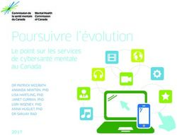 Poursuivre l'évolution - Le point sur les services de cybersanté mentale au Canada - Mental Health Commission
