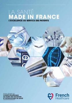 MADE IN FRANCE LA SANTÉ - L'EXCELLENCE AU SERVICE DES PATIENTS - French Healthcare