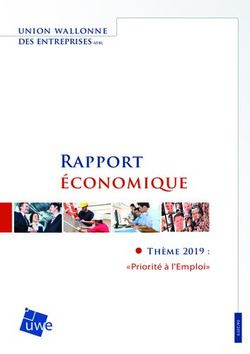 Rapport économique - union wallonne des entreprises asbl - Union ...