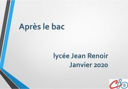 Apr&egrave;s le bac lyc&eacute;e Jean Renoir Janvier 2020 - Lyc&eacute;e Fran&ccedil;ais Jean-Renoir