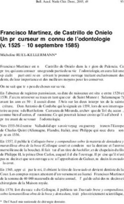 Francisco Martinez, de Castrillo de Onielo Un pr&eacute;curseur m&eacute;connu de l'odontologie (v. 1525 10 septembre 1585)