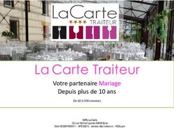 La Carte Traiteur Votre partenaire Mariage Depuis plus de 10 ans - De 60 à 500 convives
