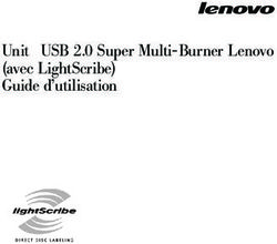 Unité USB 2.0 Super Multi-Burner Lenovo (avec LightScribe) Guide d'utilisation
