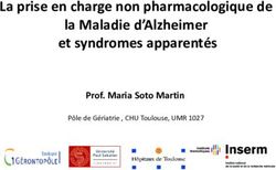 La prise en charge non pharmacologique de la Maladie d'Alzheimer et syndromes apparentés - Prof. Maria Soto Martin