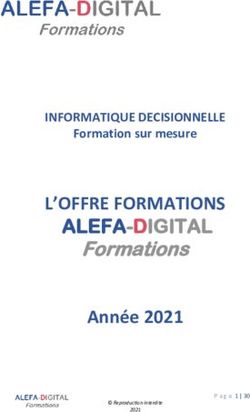 L'OFFRE FORMATIONS Ann&eacute;e 2021 - ALEFA-DIGITAL Formations INFORMATIQUE DECISIONNELLE