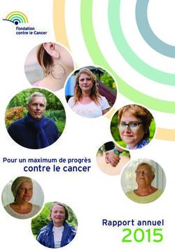 2015 contre le cancer - Pour un maximum de progrès
