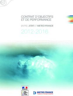 2012-2016 CONTRAT D'OBJECTIFS ET DE PERFORMANCE - ENTRE L'ETAT ET METEO FRANCE - METEO-FRANCE