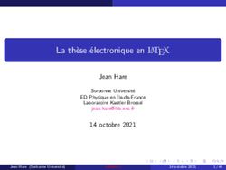 La th&egrave;se &eacute;lectronique en LATEX - Jean Hare 14 octobre 2021 - EDPIF