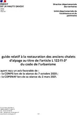Guide relatif &agrave; la restauration des anciens chalets d'alpage au titre de l'article L 122-11-3 du code de l'urbanisme