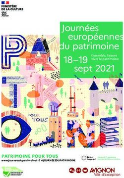 Journées européennes du patrimoine 18-19 sept 2021 - Mairie d'Avignon