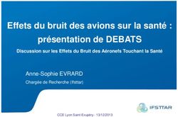 Effets du bruit des avions sur la santé : présentation de DEBATS - Anne-Sophie EVRARD - Ifsttar