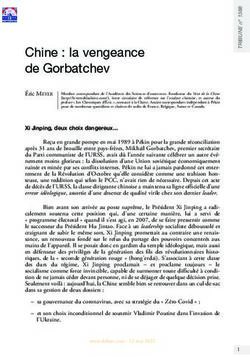 Chine : la vengeance de Gorbatchev - Revue D&eacute;fense Nationale